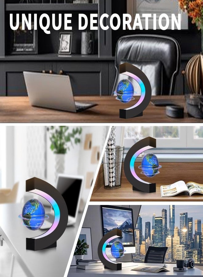 Poojaed Magnetic Levitating Floating Globe with LED Lights, Cool Tech Gadgets Gifts World Globe Lamp for Men Father Teenage Boys Girls, Birthday Gifts Desk Decor for Office Home Display - Image 5